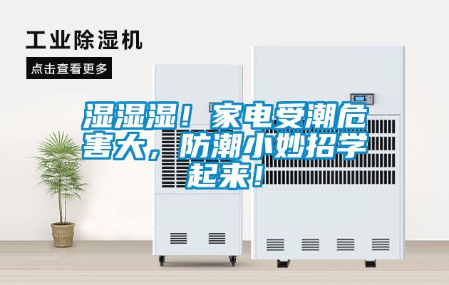 濕濕濕！家電受潮危害大，防潮小妙招學起來！