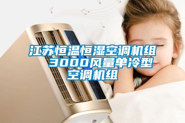 江蘇恒溫恒濕空調機組 3000風量單冷型空調機組