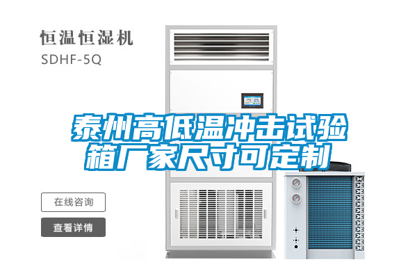泰州高低溫沖擊試驗箱廠家尺寸可定制