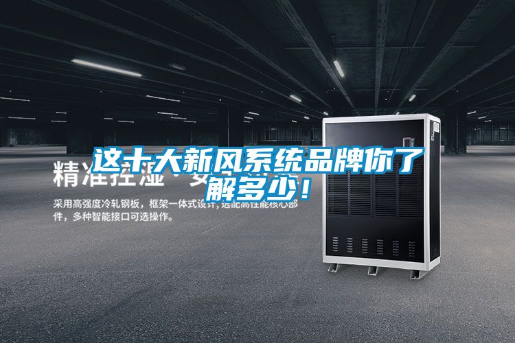 這十大新風(fēng)系統(tǒng)品牌你了解多少！