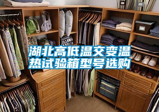 湖北高低溫交變溫熱試驗箱型號選購