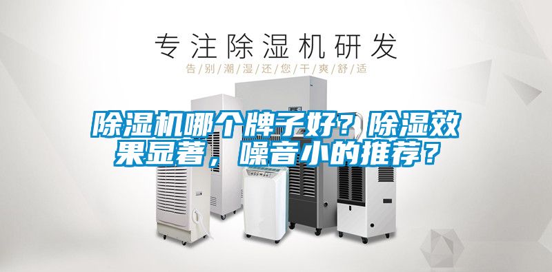 除濕機哪個牌子好?除濕效果顯著,噪音小的推薦?
