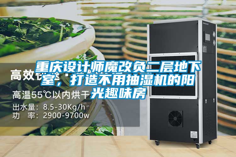 重慶設(shè)計師魔改負二層地下室，打造不用抽濕機的陽光趣味房