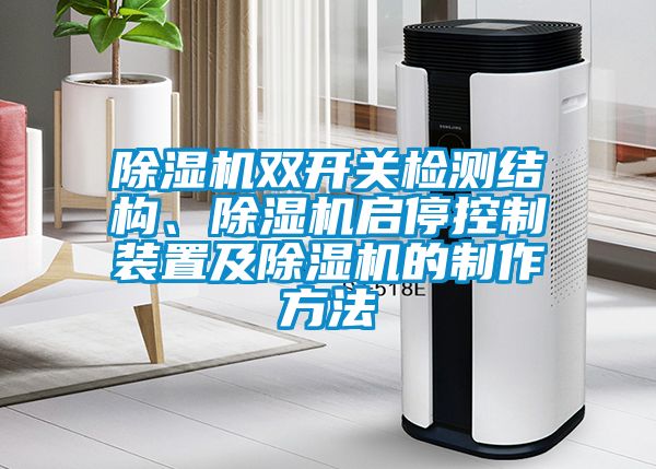 除濕機雙開關檢測結構、除濕機啟?？刂蒲b置及除濕機的制作方法