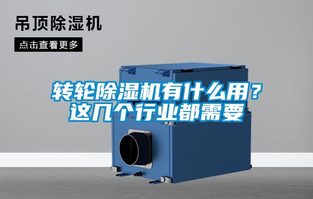 轉輪除濕機有什么用？這幾個行業都需要