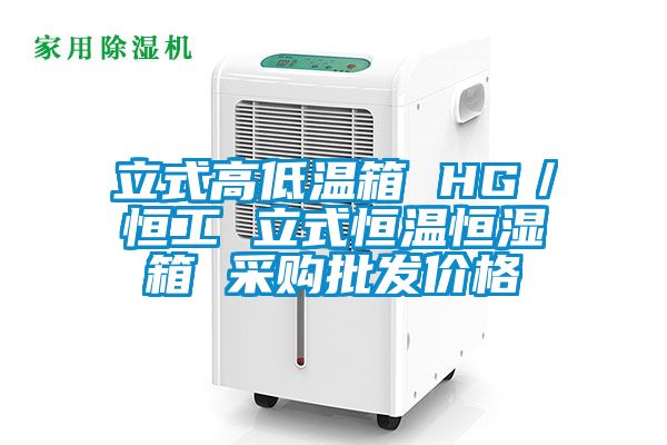 立式高低溫箱 HG/恒工 立式恒溫恒濕箱 采購批發價格