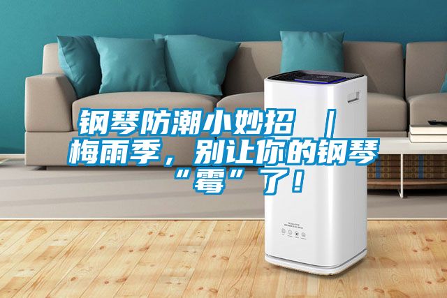 鋼琴防潮小妙招 ｜ 梅雨季，別讓你的鋼琴“霉”了！