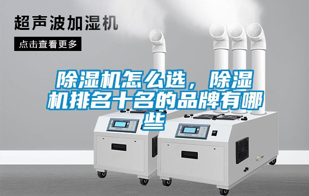 除濕機怎么選,除濕機排名十名的品牌有哪些