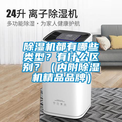 除濕機都有哪些類型？有什么區別？（內附除濕機精品品牌）